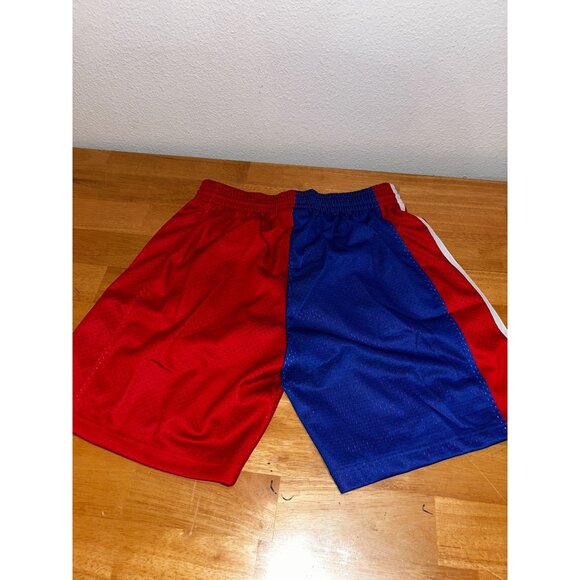 NEW Men's L Detroit Pistons Throwback Mitchell & Ness x Hardwood Classics Shorts - Picture 3 of 4